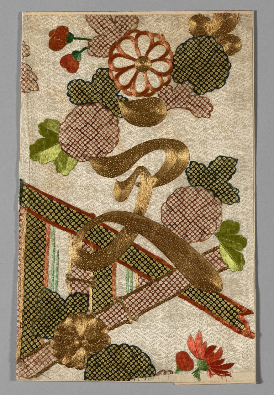 Fragment, Japonsko, období Edo 1615-1868, 16751725. od Unbekannt