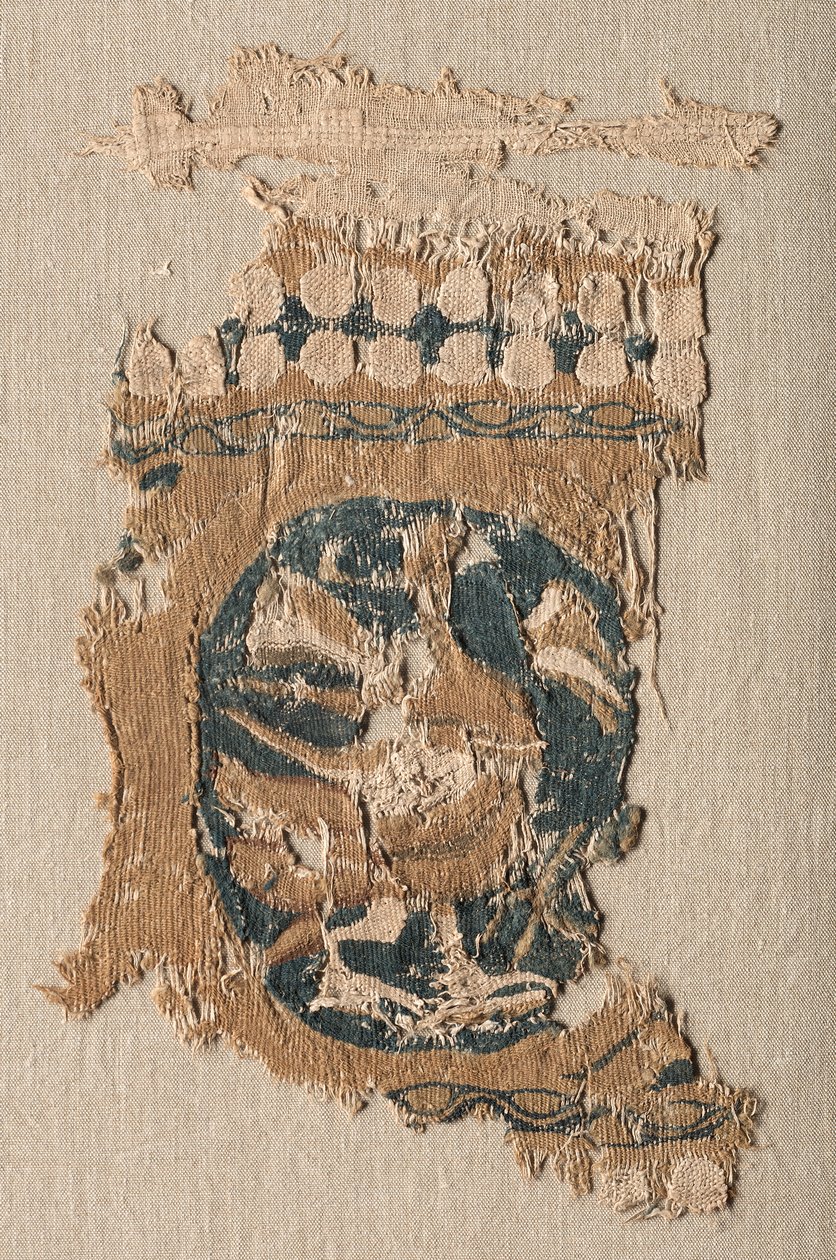 Fragment ze závěsu s kruhem a okrajem, 800-900. od Unbekannt