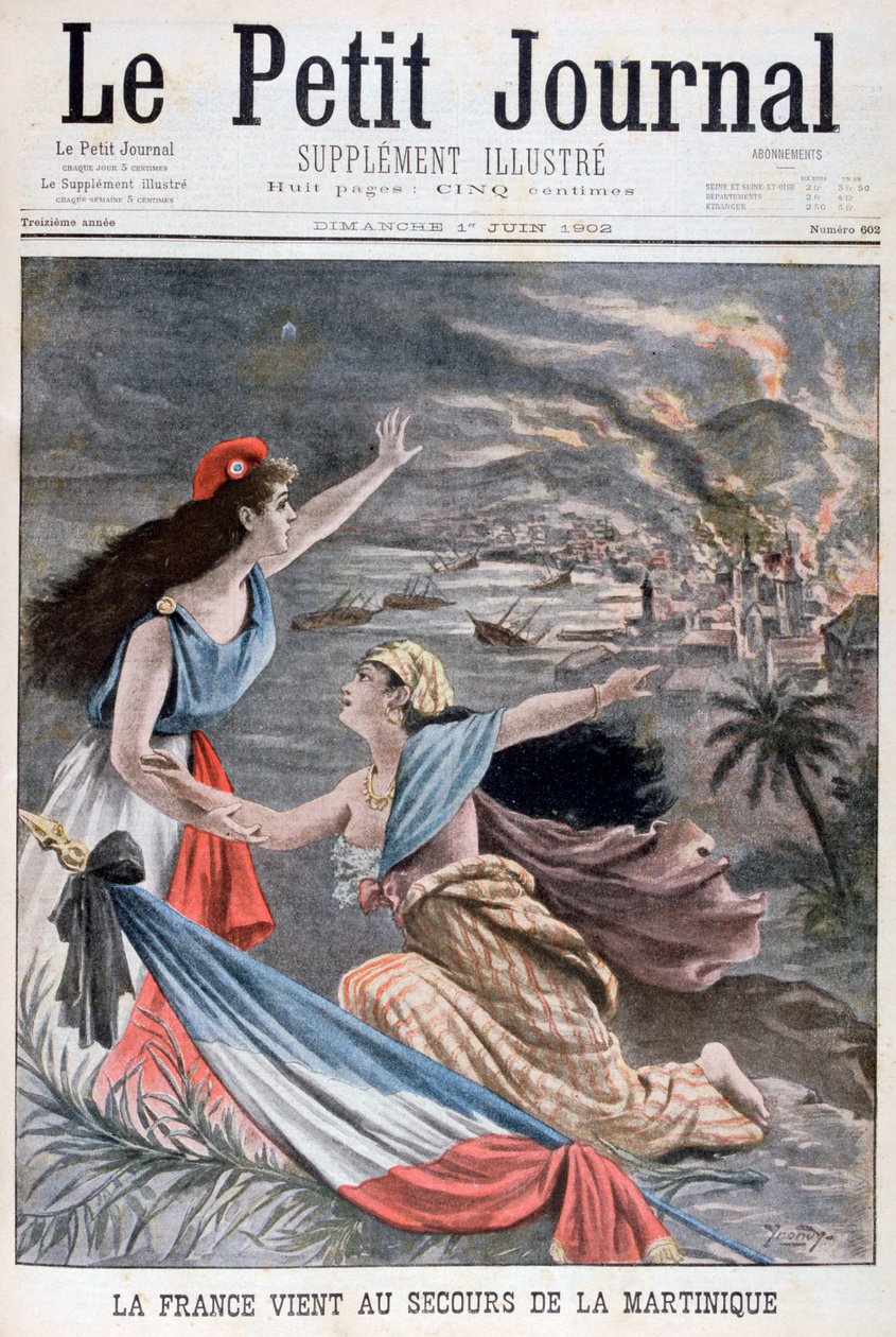 Francie asistuje na Martiniku, 1902 od Unbekannt