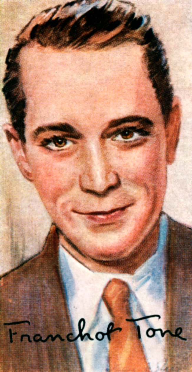 Franchot Tone, 1905-1968, americký herec, 20. století od Unbekannt