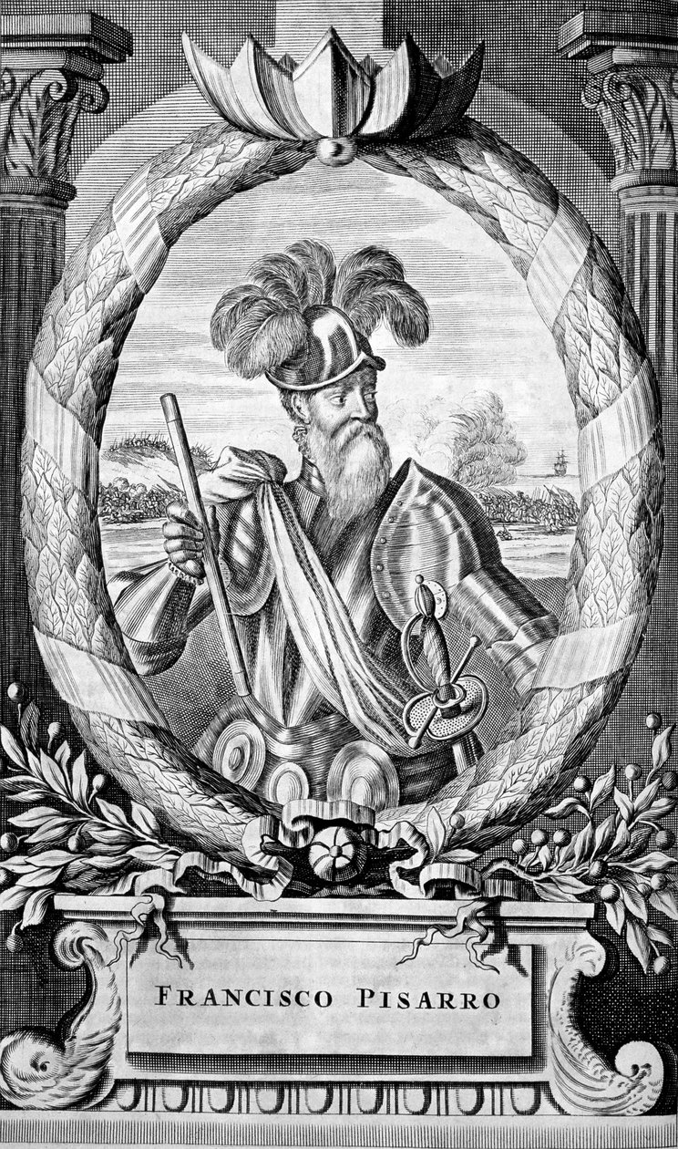 Francisco Pizarro, španělský dobyvatel 15. století, 1671 od Unbekannt