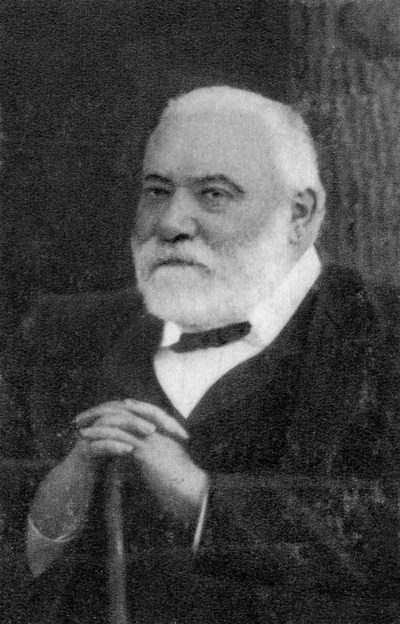 Francisque Sarcey , francouzský novinář a dramatik, konec 19. století od Unbekannt