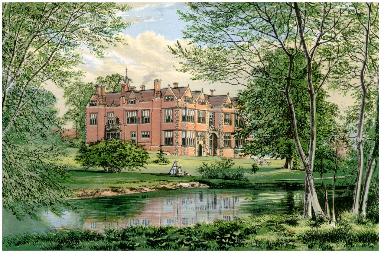 Franks Hall, Kent, domov rodiny Power, c1880 od Unbekannt