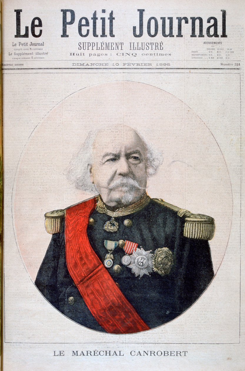 François Certain Canrobert, maršál Francie, 1895 od Unbekannt