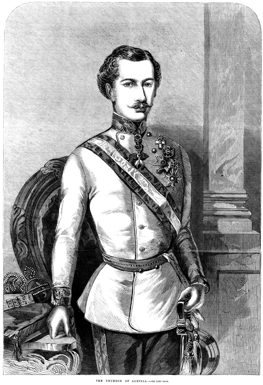 Franz Josef I., rakouský císař, 1859 od Unbekannt