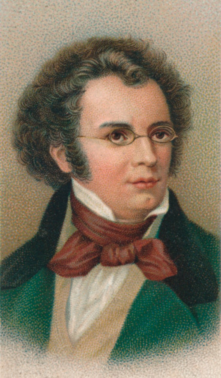 Franz Peter Schubert 1797-1828, rakouský skladatel, 1911 od Unbekannt