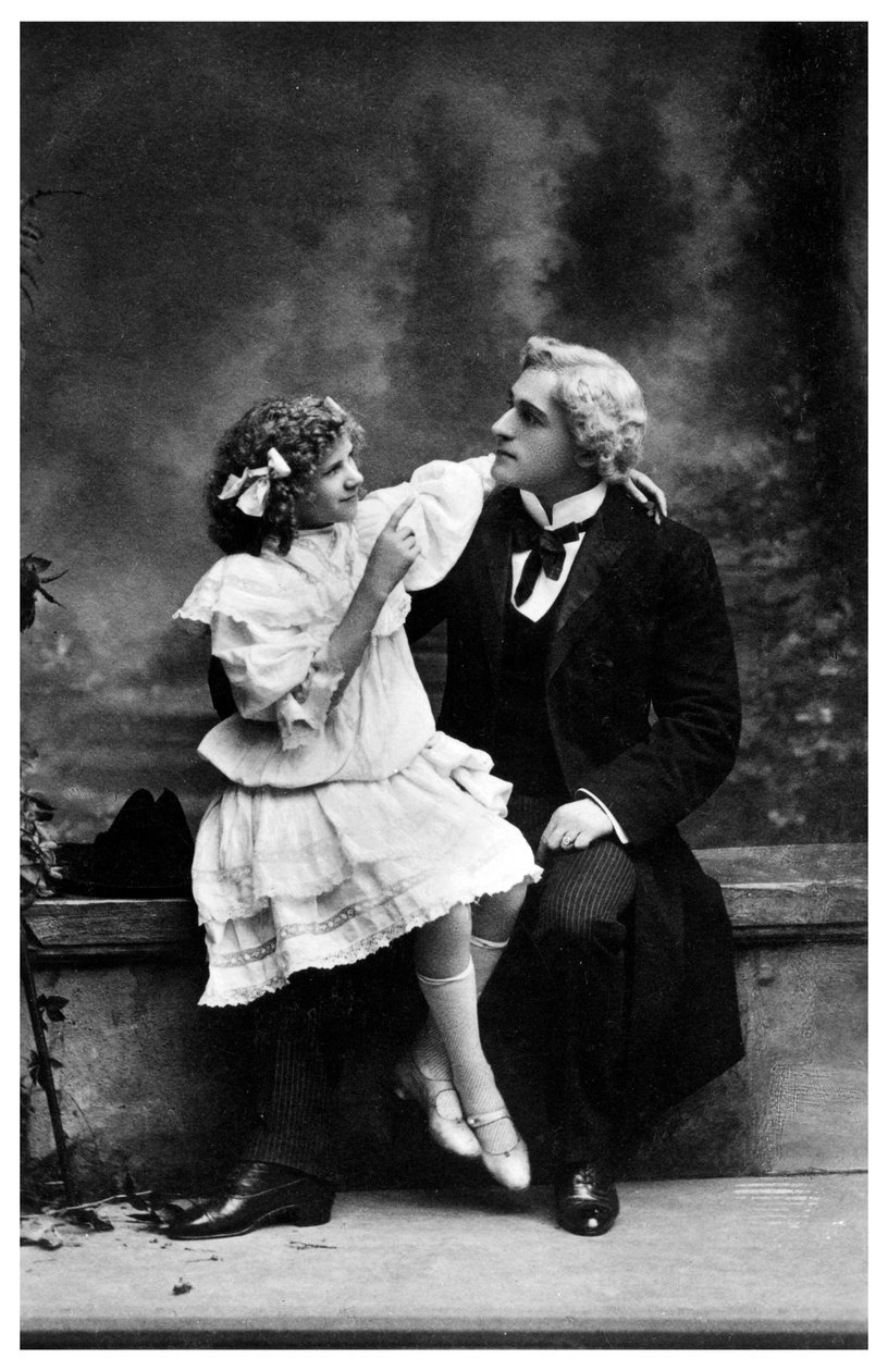 Fred D Daviss a Flossie Hale Daviss, herci, c1890-1919 od Unbekannt