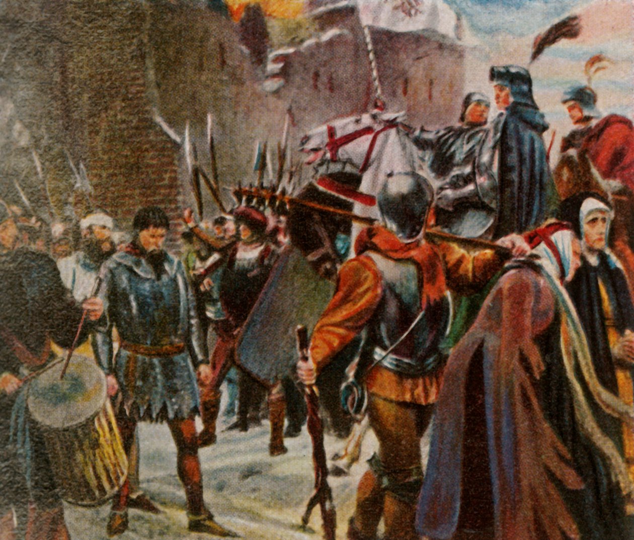 Fridrich I., braniborský markrabě, svrhl Quitzowské, 1414, 1936. od Unbekannt