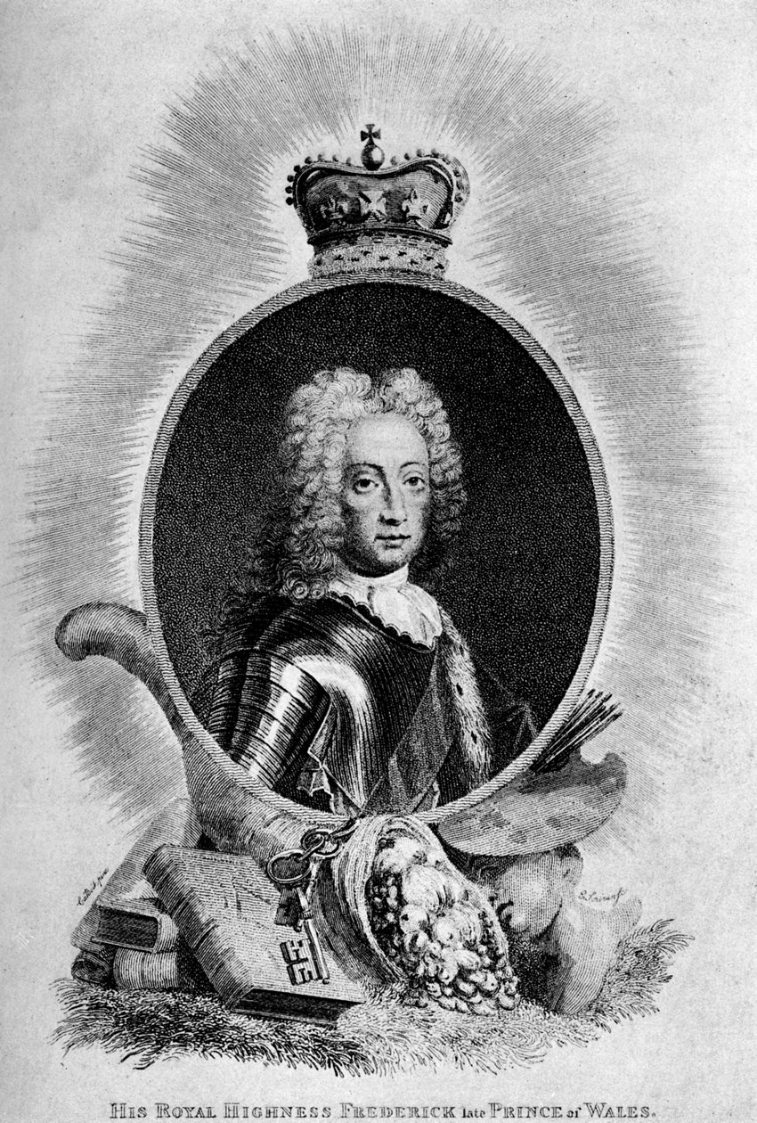 Frederick Louis 1707-1751, princ z Walesu, 18. století 1912 od Unbekannt