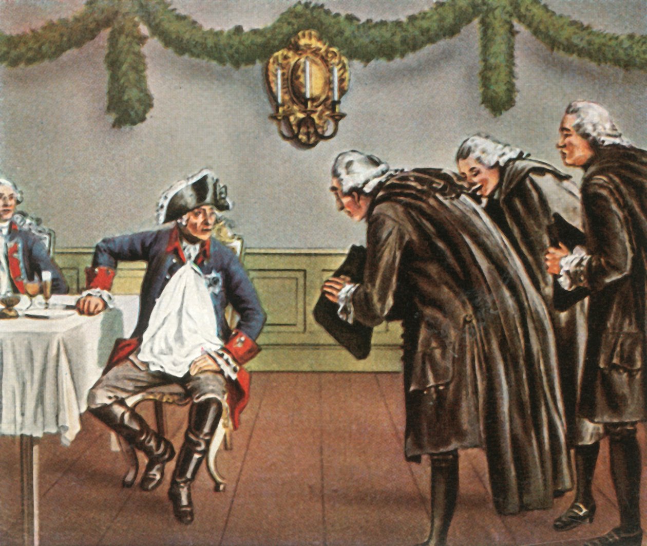 Fridrich Veliký a muži z Greiffenbergu, 1784, 1936. od Unbekannt