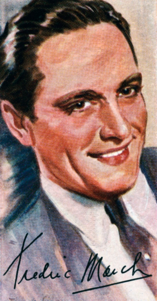 Fredric March, 1897-1975, dvakrát oceněný Oscarem, americký herec, 20. století od Unbekannt