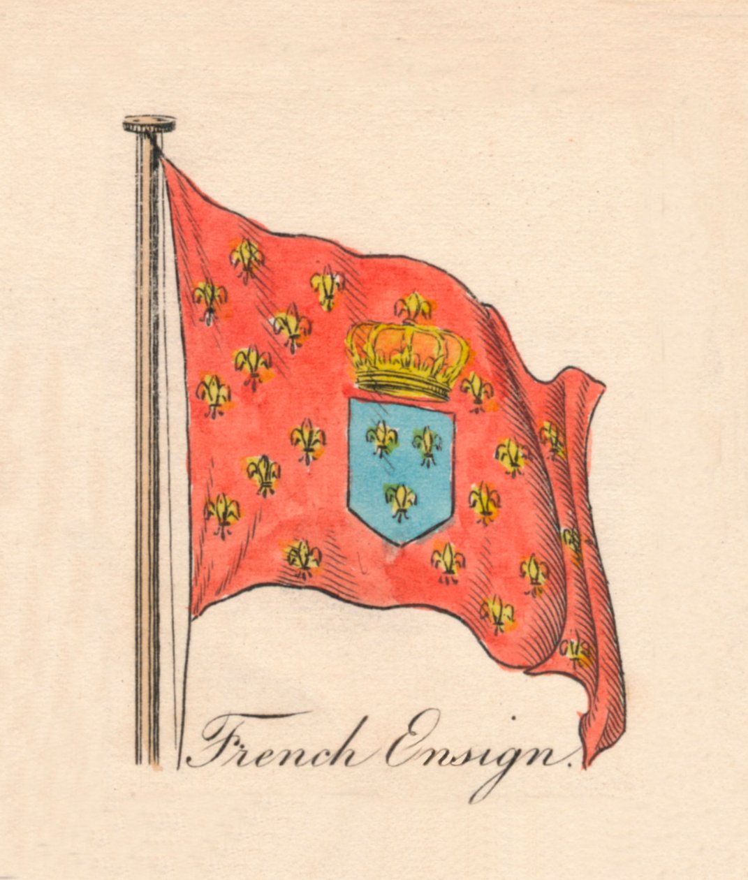 Francouzský praporčík, 1838 od Unbekannt