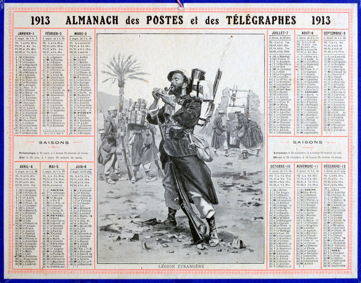 Francouzská cizinecká legie, 1913 od Unbekannt