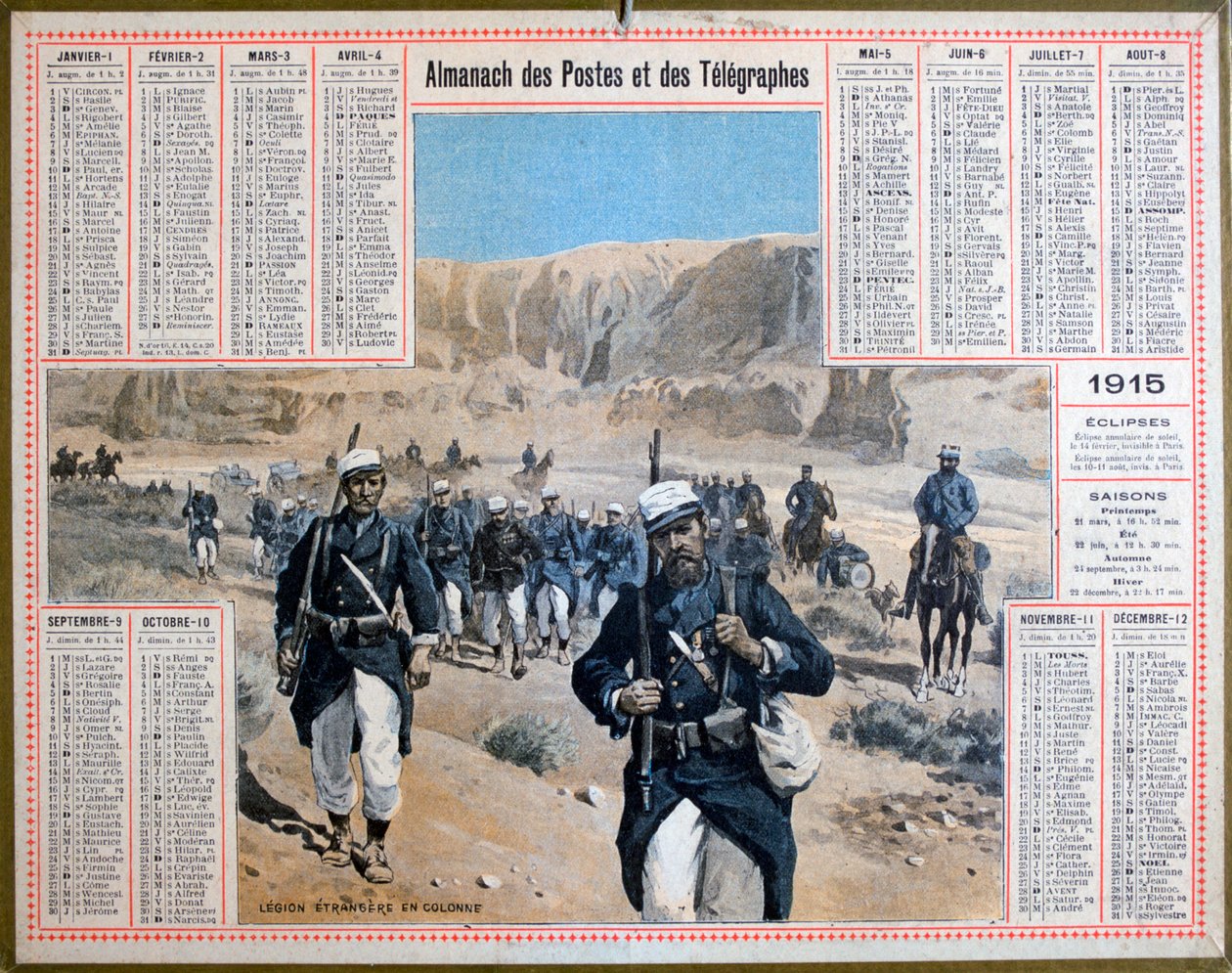 Francouzská cizinecká legie, 1915 od Unbekannt