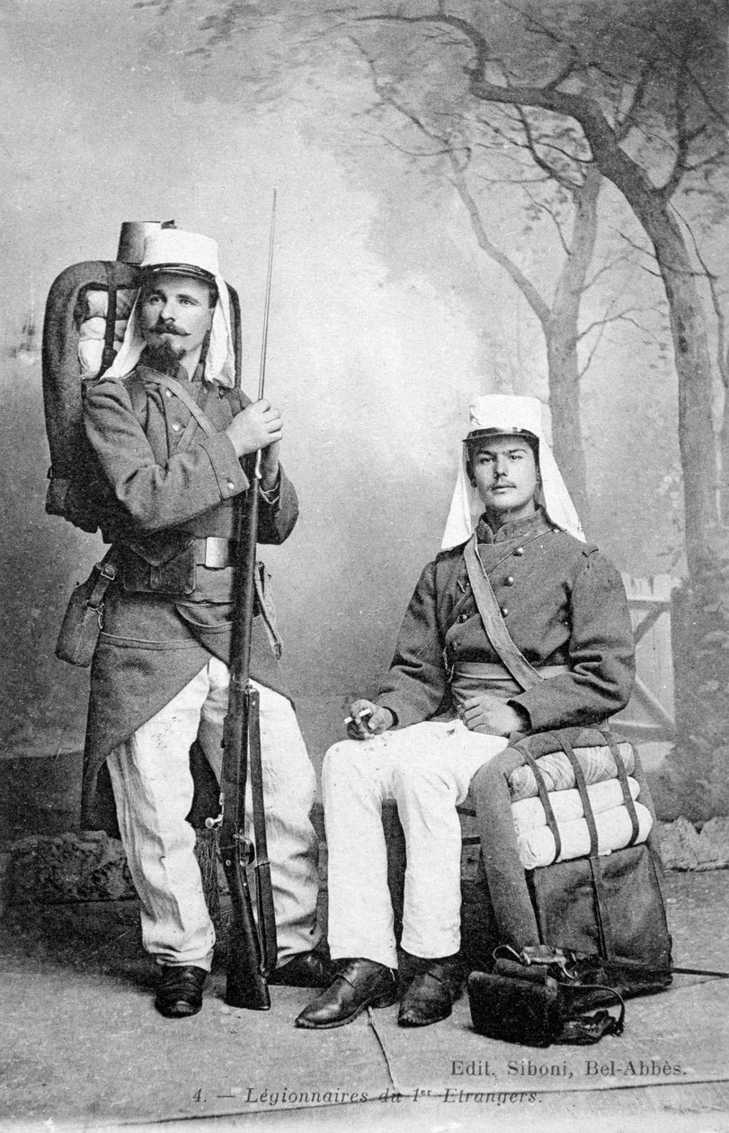 Francouzští cizinci legionáři, Sidi Bel Abbes, Alžírsko, 1915 od Unbekannt