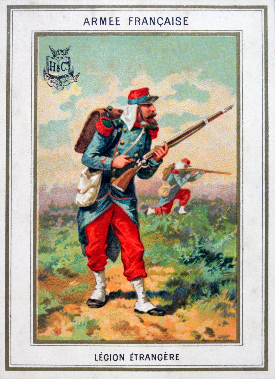 Francouzský zahraniční legionář, c1900 od Unbekannt