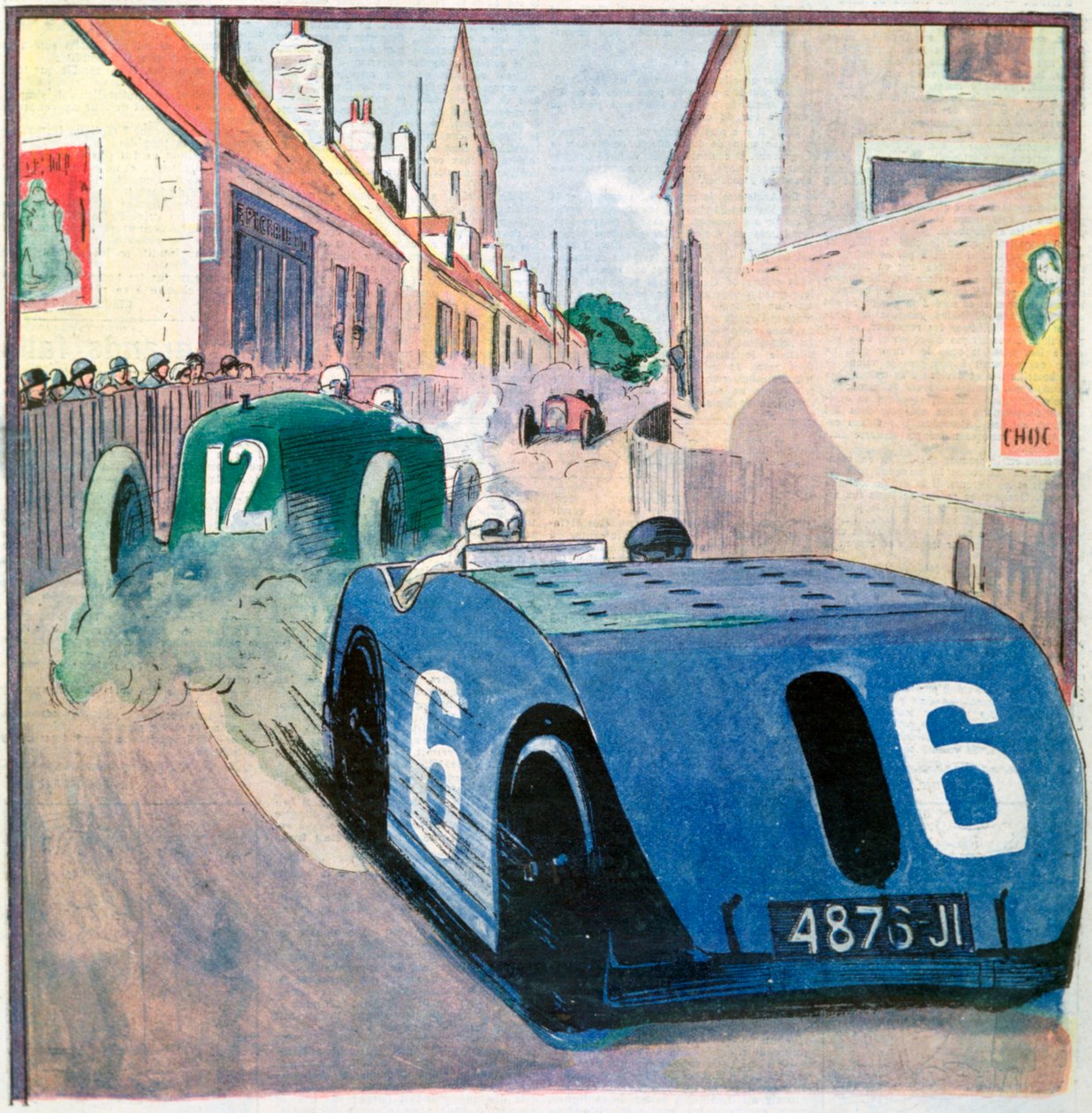 Velká cena Francie, Circuit de Touraine, Tours, Francie, 1923 od Unbekannt