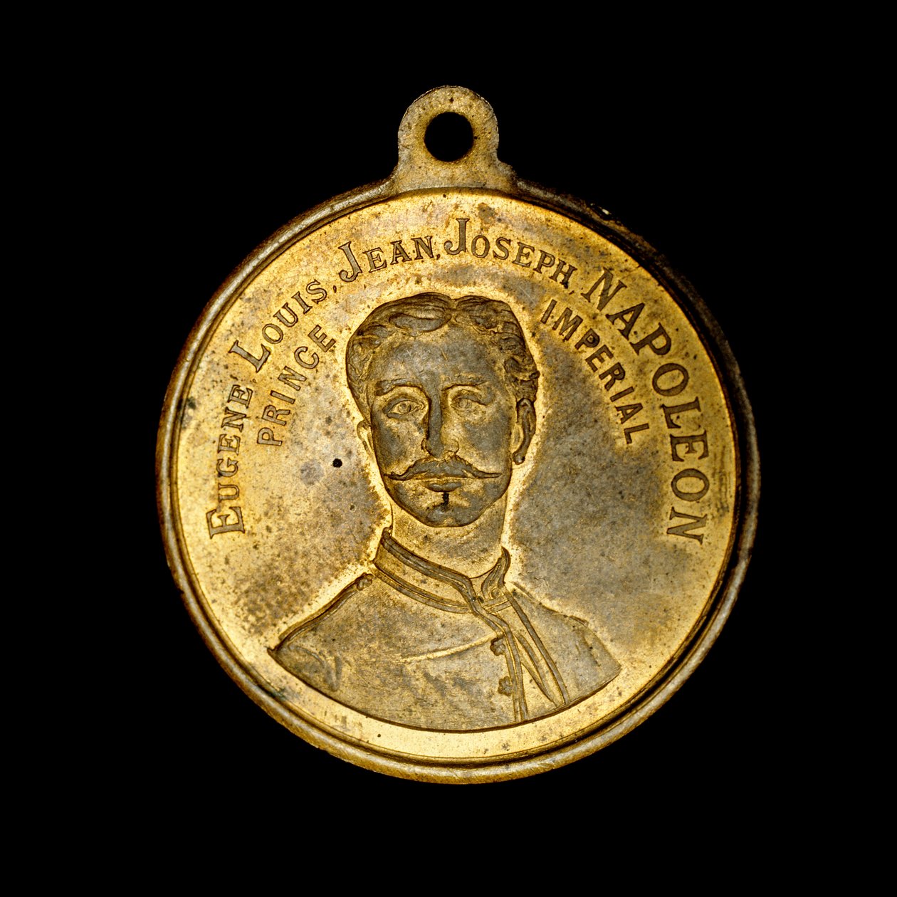 Francouzská medaile zobrazující císařský princ Evžen Louis Jean Joseph Napoleon (foto) od Unbekannt
