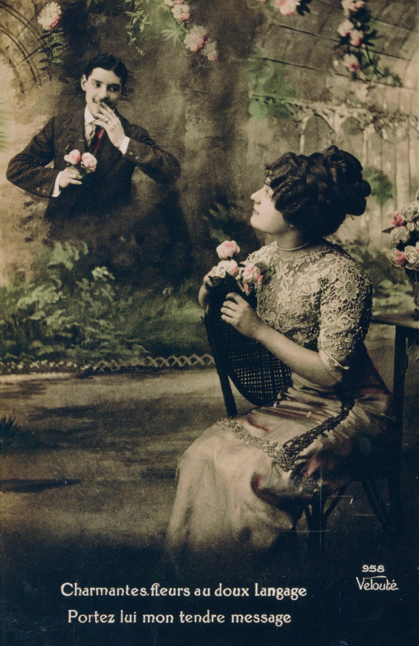 Francouzská pohlednice, c1900 od Unbekannt