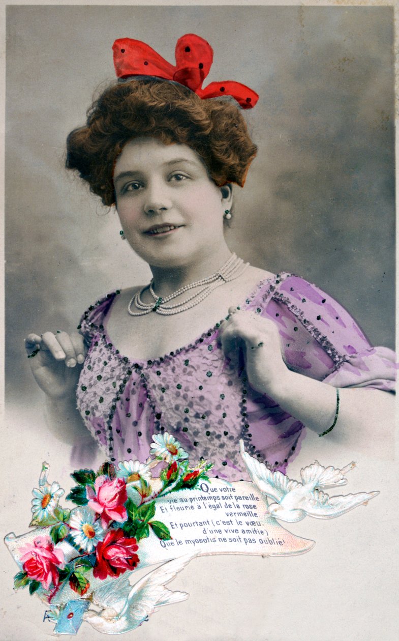 Francouzská pohlednice, c1900 od Unbekannt