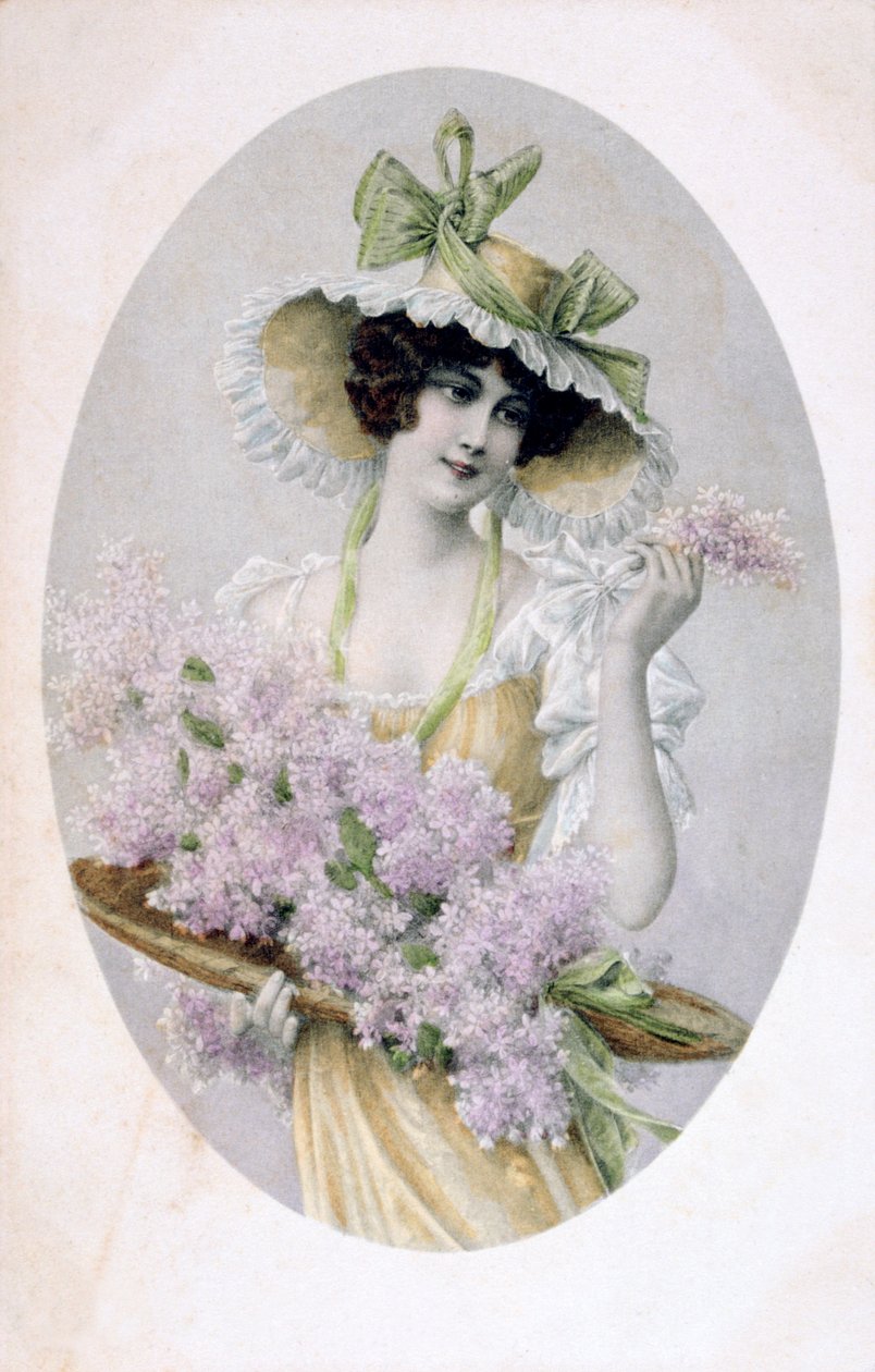 Francouzská pohlednice, c1900 od Unbekannt