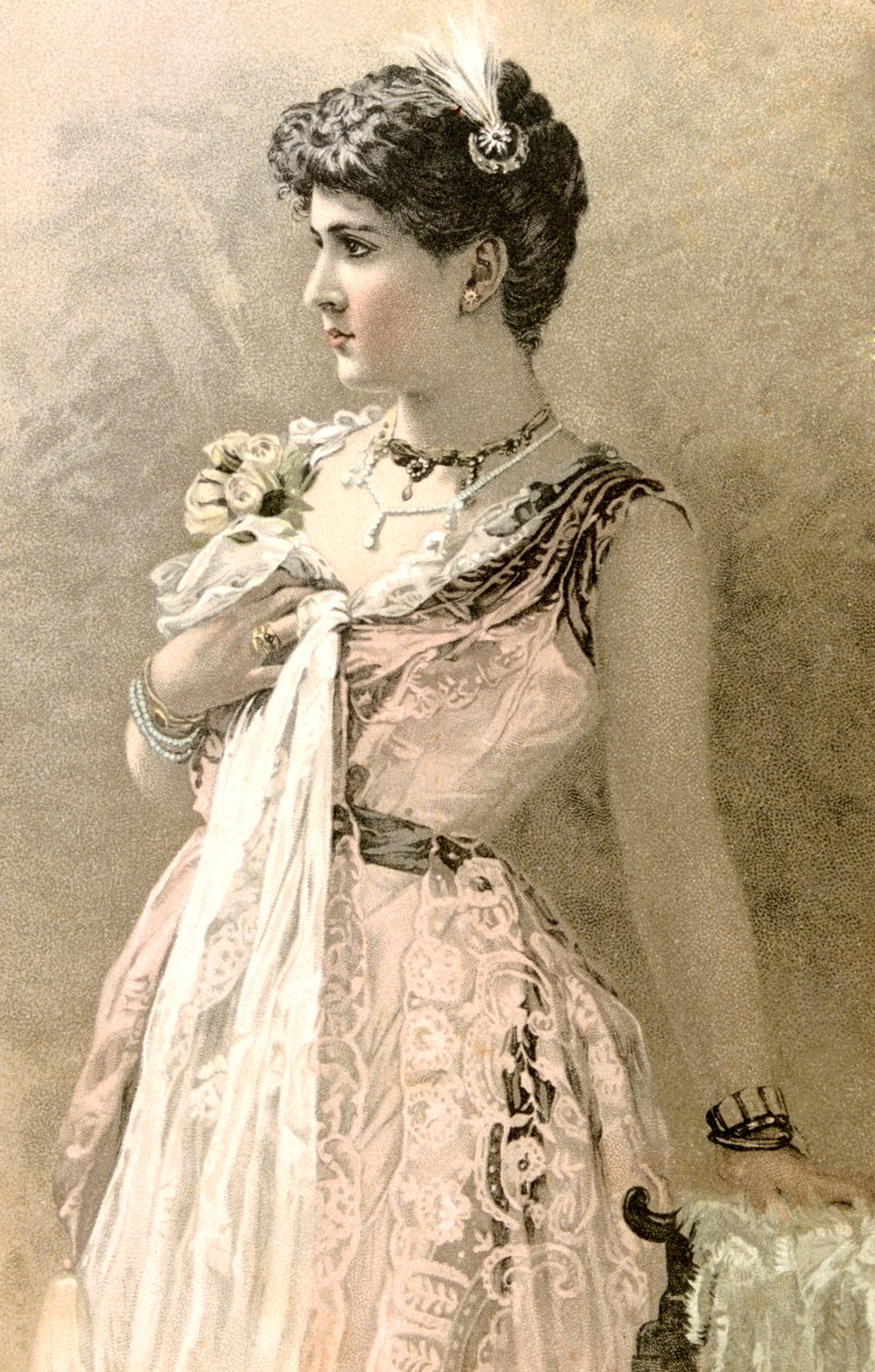 Francouzská pohlednice, c1900 od Unbekannt