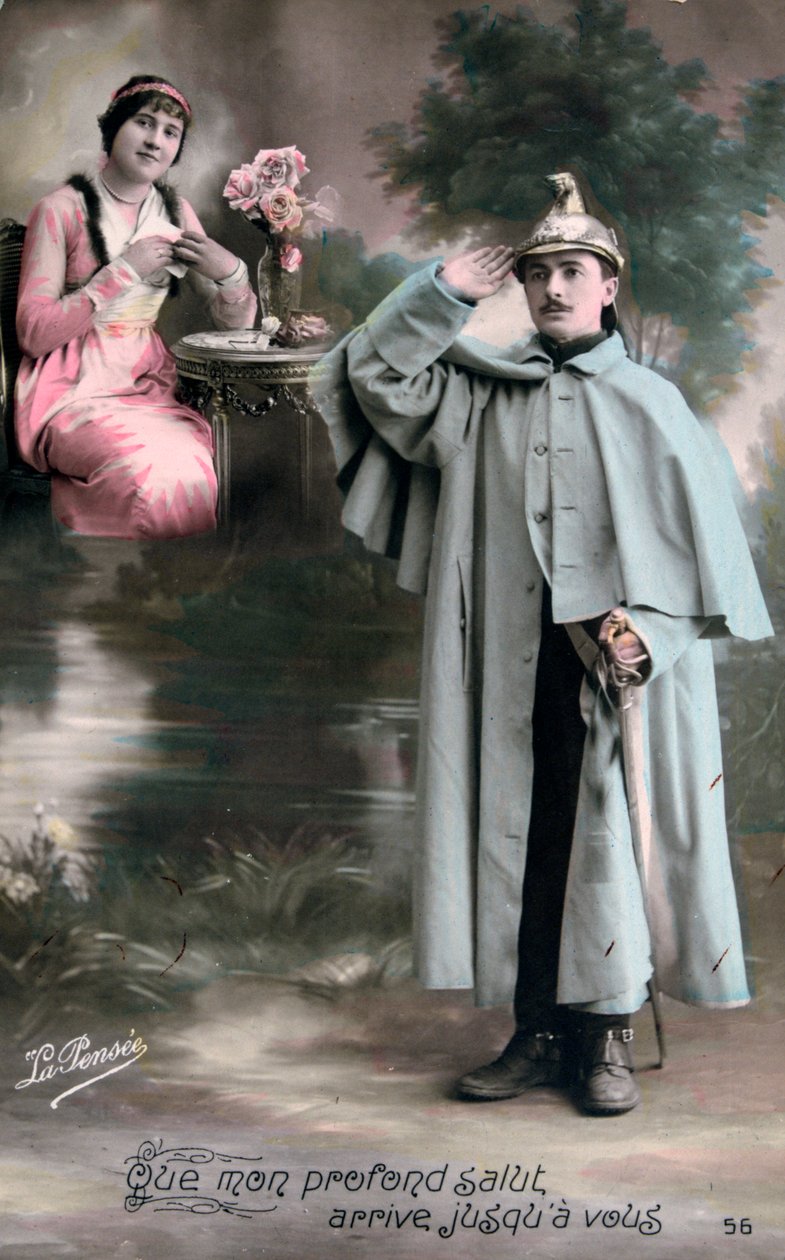 Francouzská pohlednice z první světové války, 1914-1918 od Unbekannt
