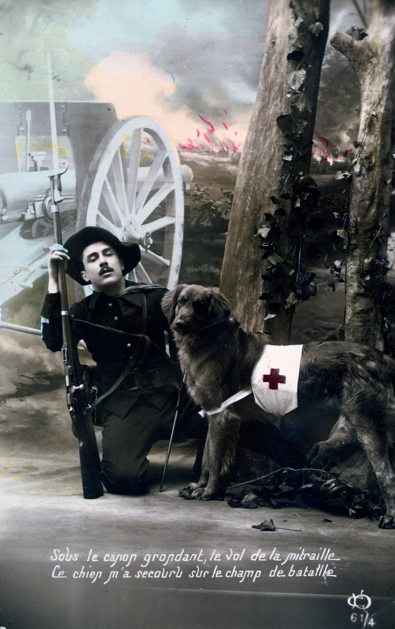 Francouzská pohlednice z první světové války, 1914-1918 od Unbekannt
