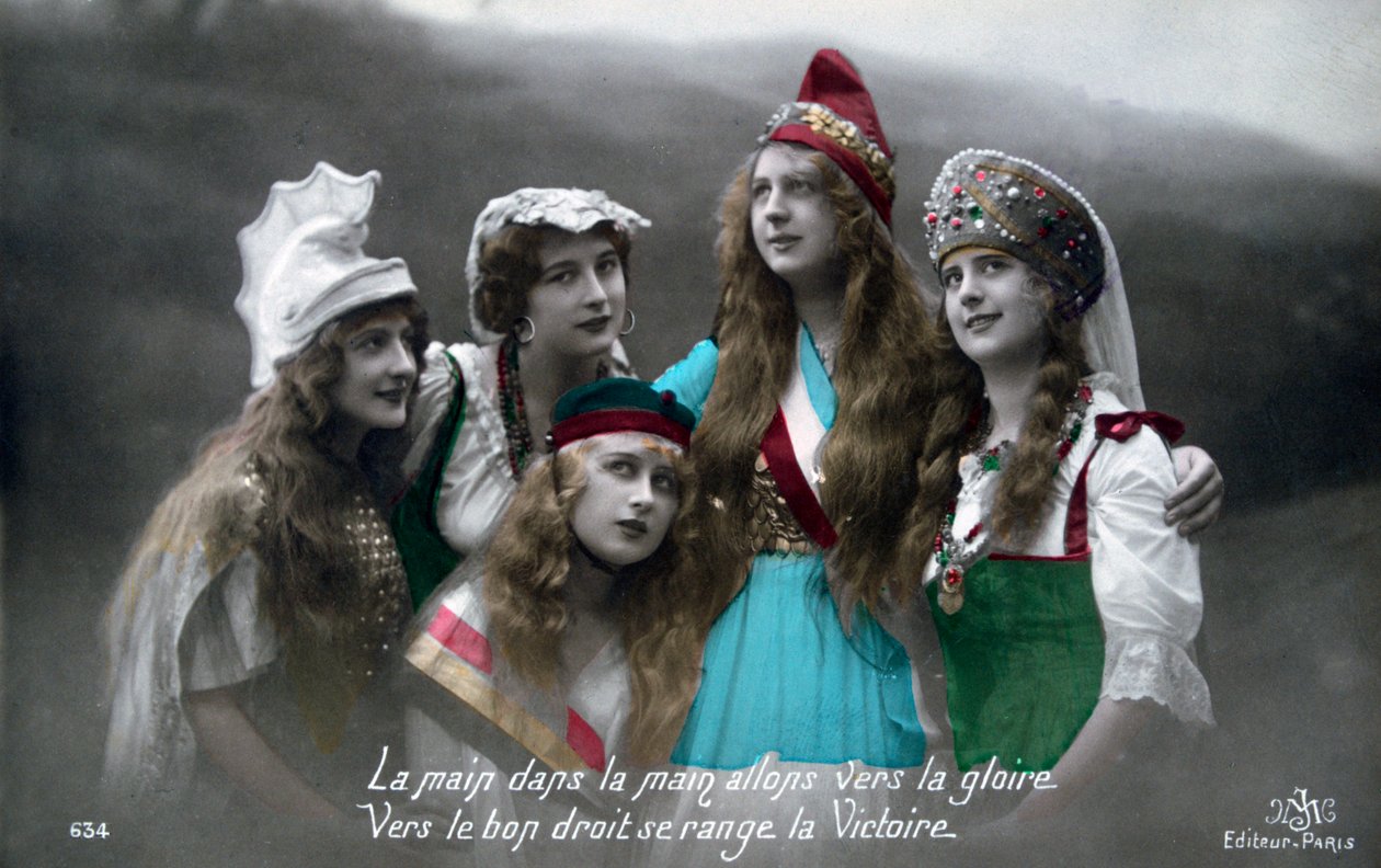 Francouzská pohlednice z první světové války, 1914-1918 od Unbekannt