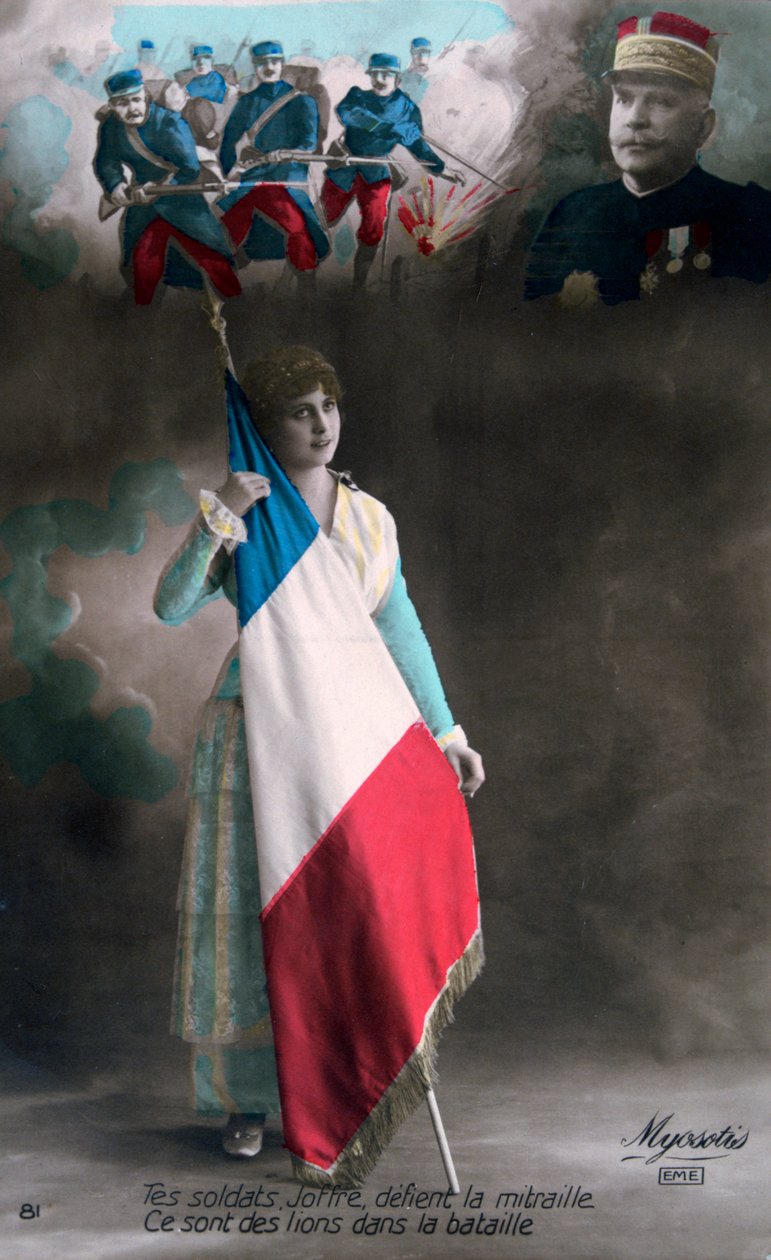 Francouzská pohlednice z první světové války, 1914-1918 od Unbekannt