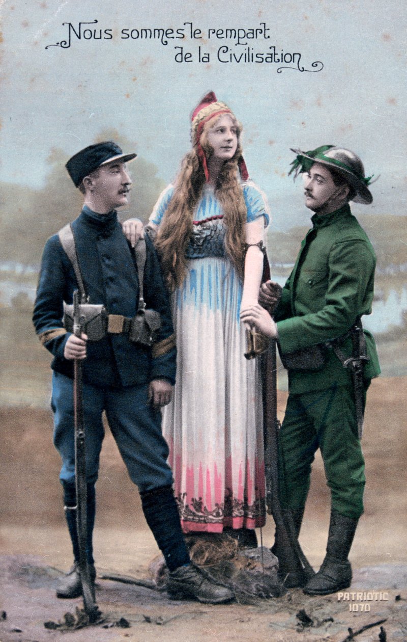 Francouzská pohlednice z první světové války, 1914-1918 od Unbekannt