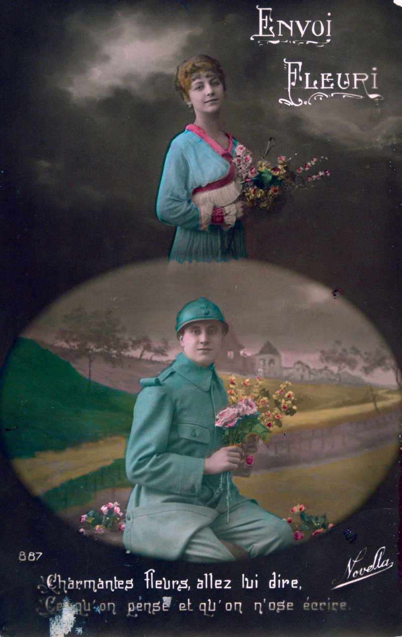 Francouzská pohlednice z první světové války, 1914-1918 od Unbekannt