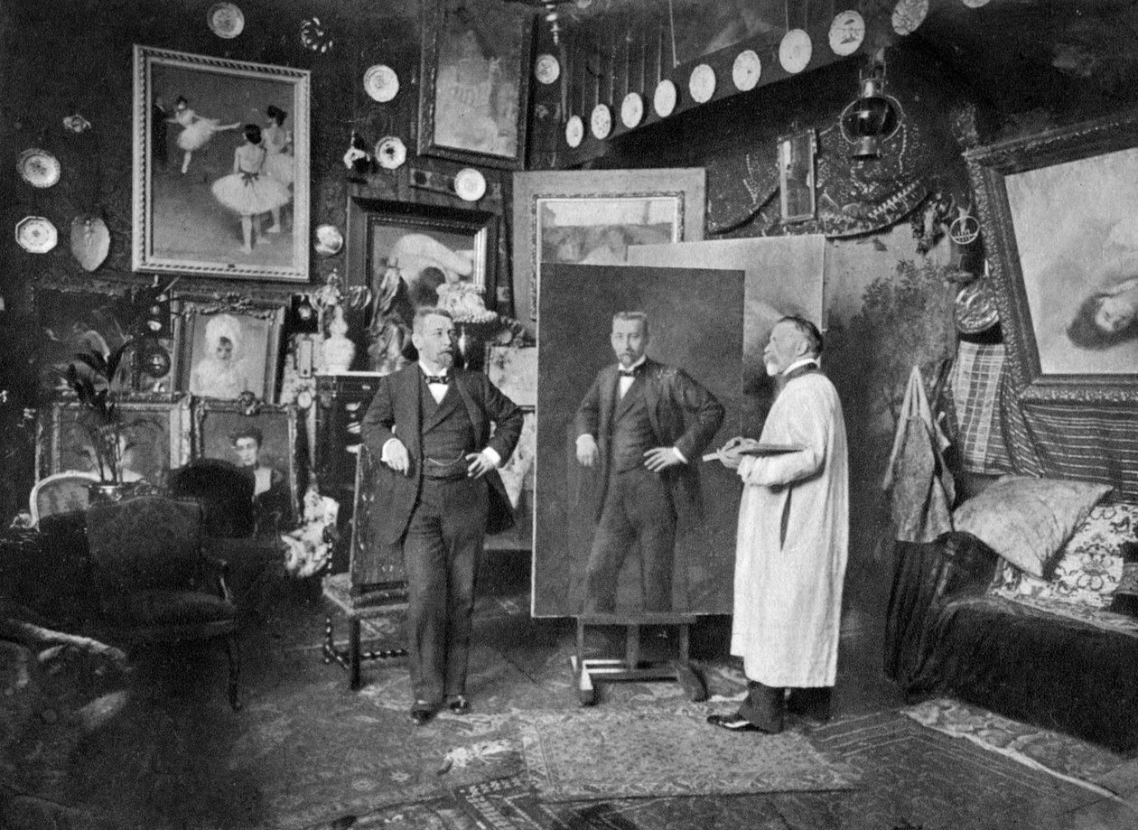 Francouzský umělec Louis-Robert Carrier-Belleuse maluje Doctor Boyen, 1906 od Unbekannt