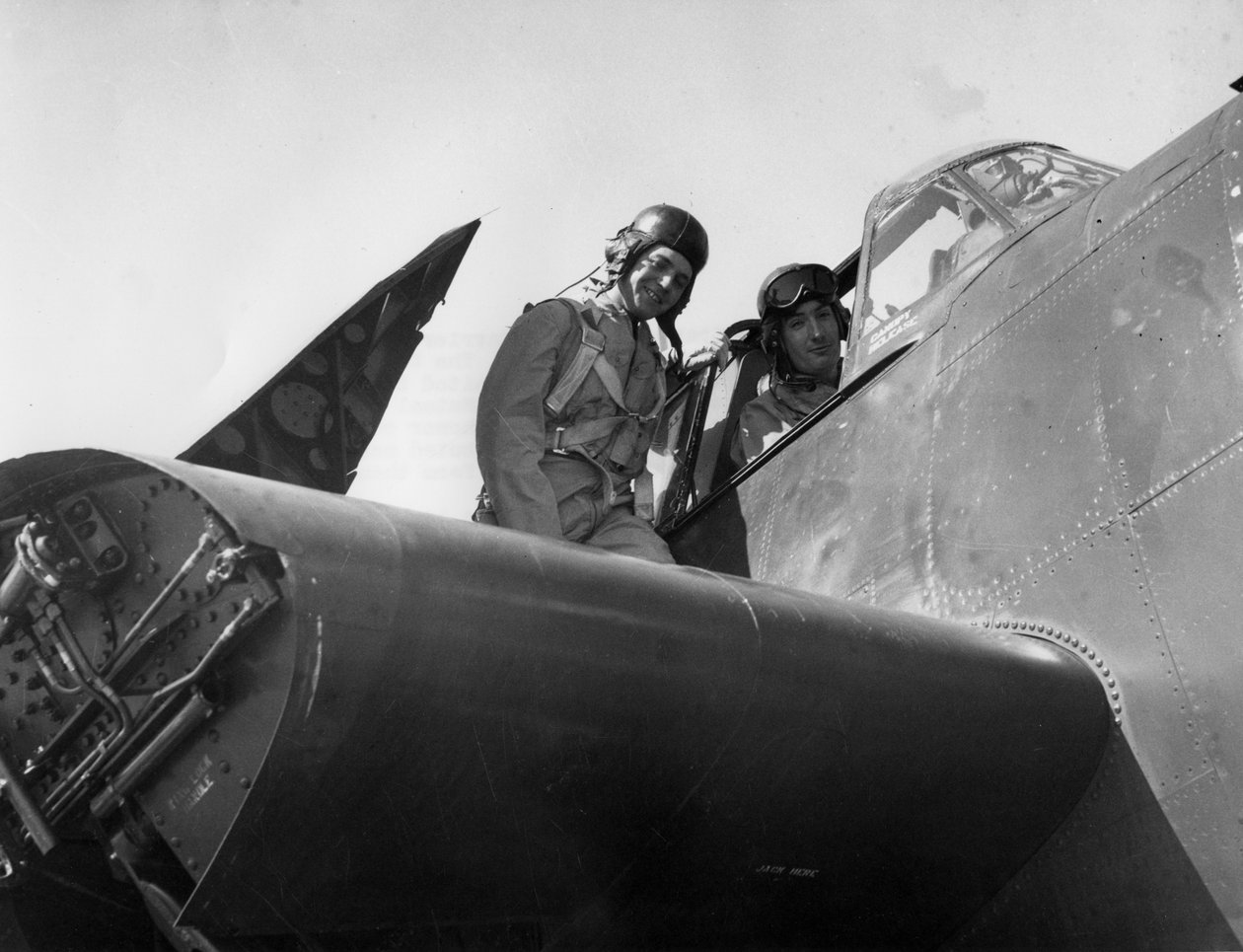 Francouzský letecký personál je cvičen na námořní letecké stanici, Quonset, Rhode Island, USA, 1951 od Unbekannt