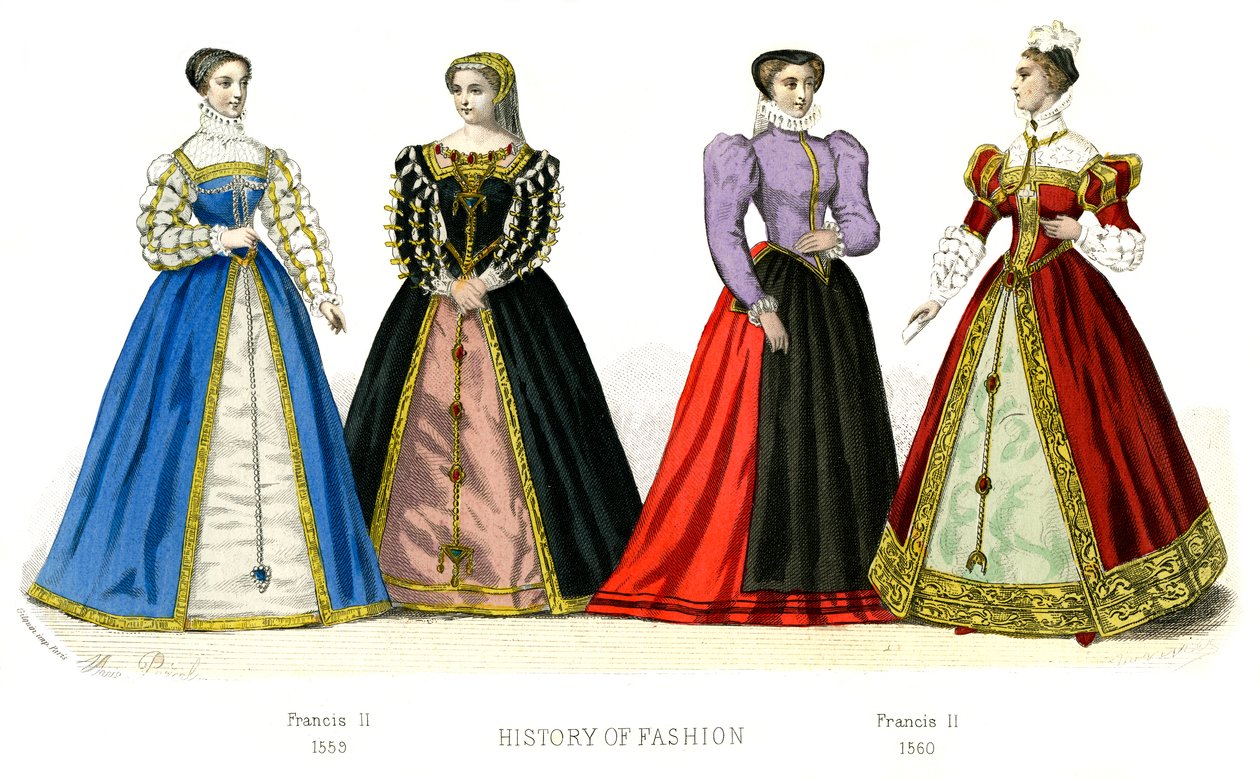 Francouzský kostým: František II., 1882 od Unbekannt