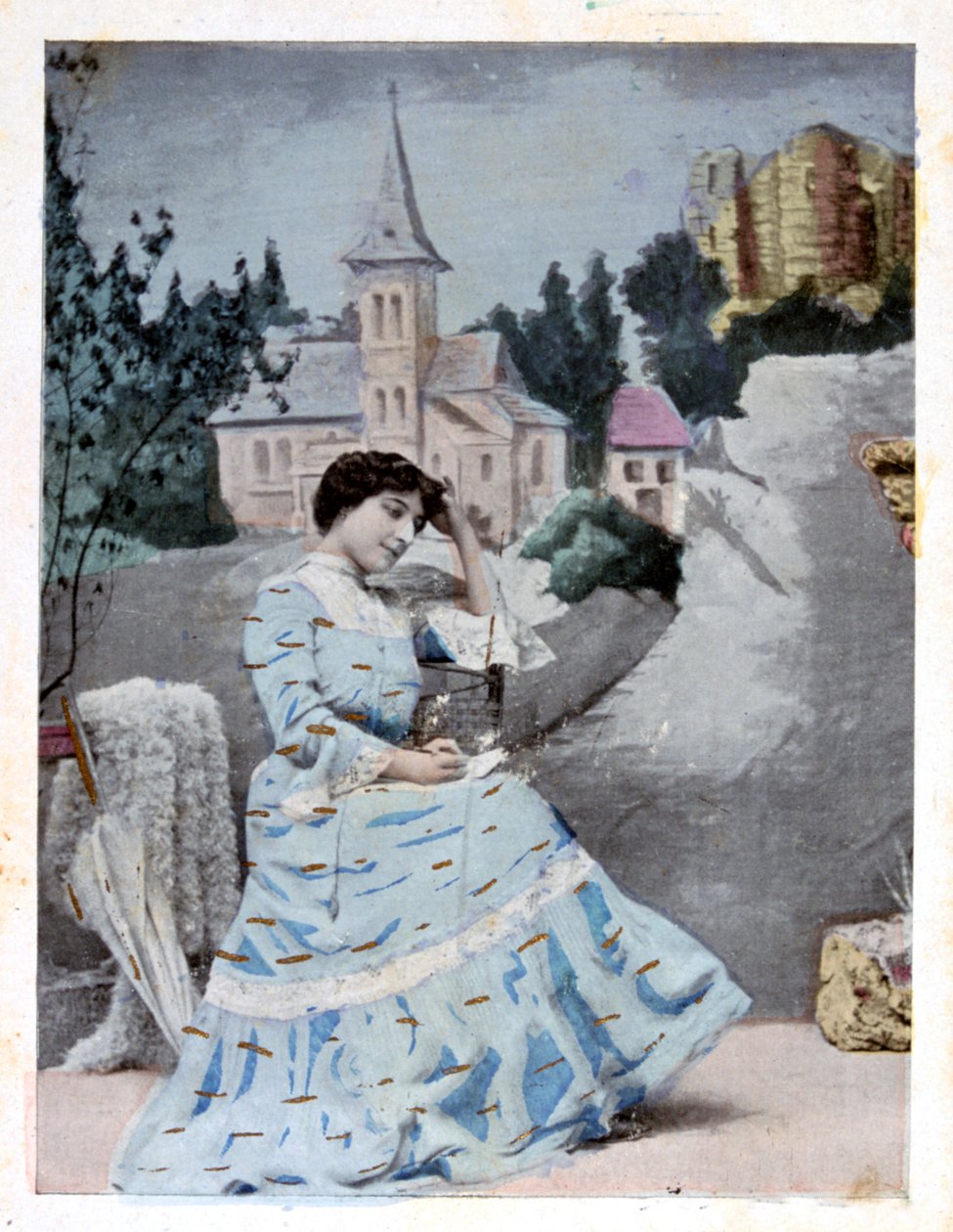 Francouzská pohlednice, c1900 od Unbekannt