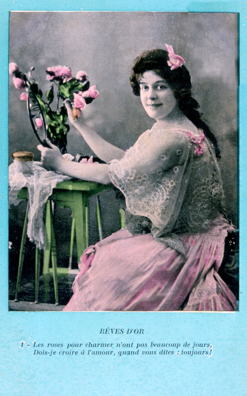 Francouzská pohlednice, c1900 od Unbekannt