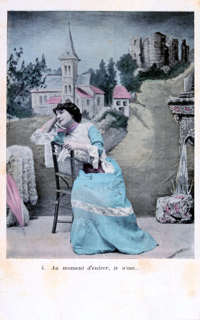 Francouzská pohlednice, c1900 od Unbekannt