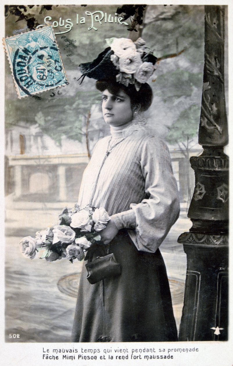 Francouzská pohlednice, c1900 od Unbekannt