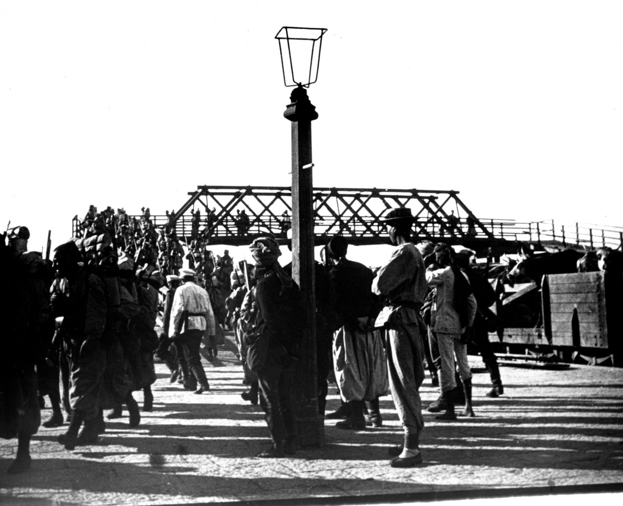 Francouzské jednotky, Tientsin, Čína, 1900 od Unbekannt