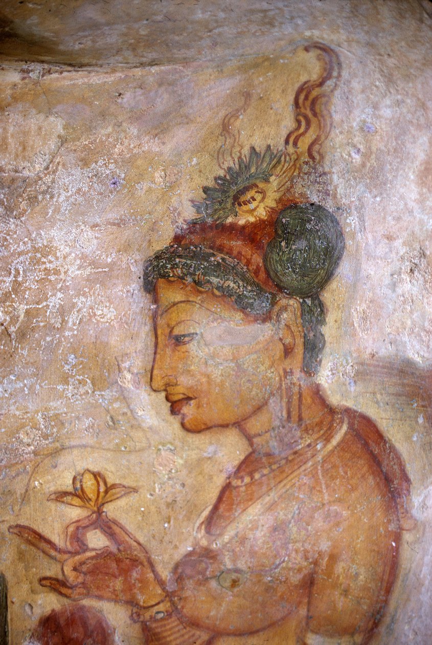 Freska/Ladies of Sigiriya/Srí Lanka od Unbekannt