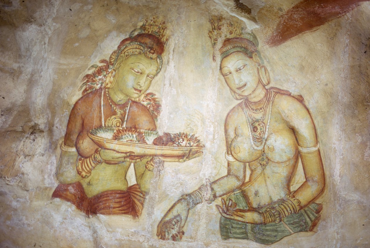 Freska/Ladies of Sigiriya/Srí Lanka od Unbekannt
