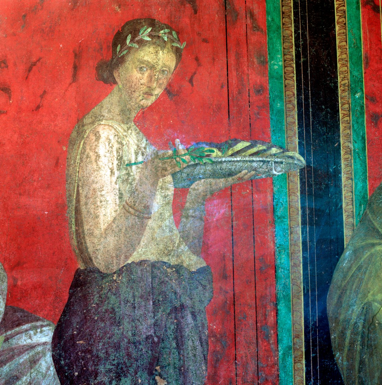 Detail fresky, iniciovat nabídku, 1. století před naším letopočtem od Unbekannt