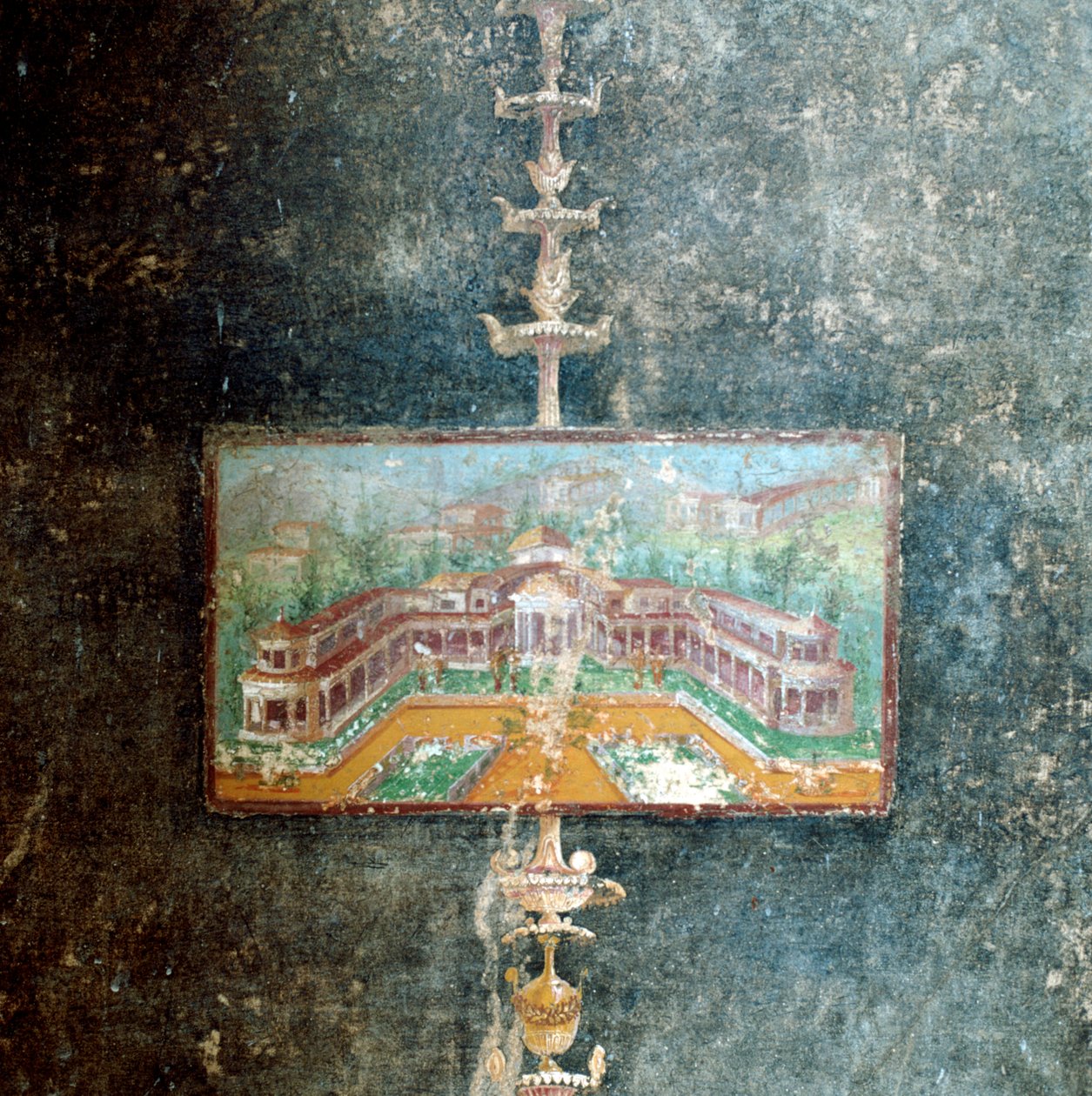 Freska, Villa Vettii, Pompeje. c62-79 našeho letopočtu od Unbekannt