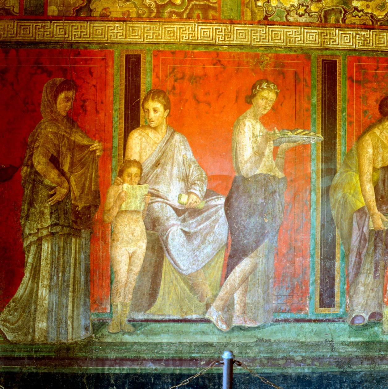 Freska z vily záhad, Pompeje, Itálie, 1. století př. nl-1. století n. l. od Unbekannt
