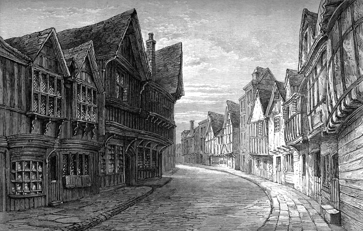 Friars Street, Worcester, 1893 od Unbekannt