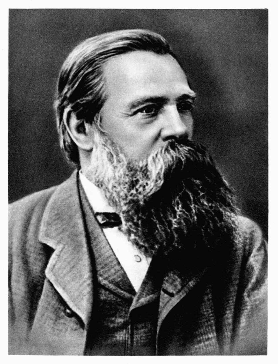 Friedrich Engels, německý socialista a spolupracovník a podporovatel Karla Marxe, 1879 od Unbekannt
