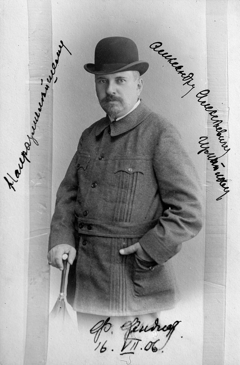 Friedrich Fyodor Fiedler, překladatel ruské poezie, c1906 od Unbekannt