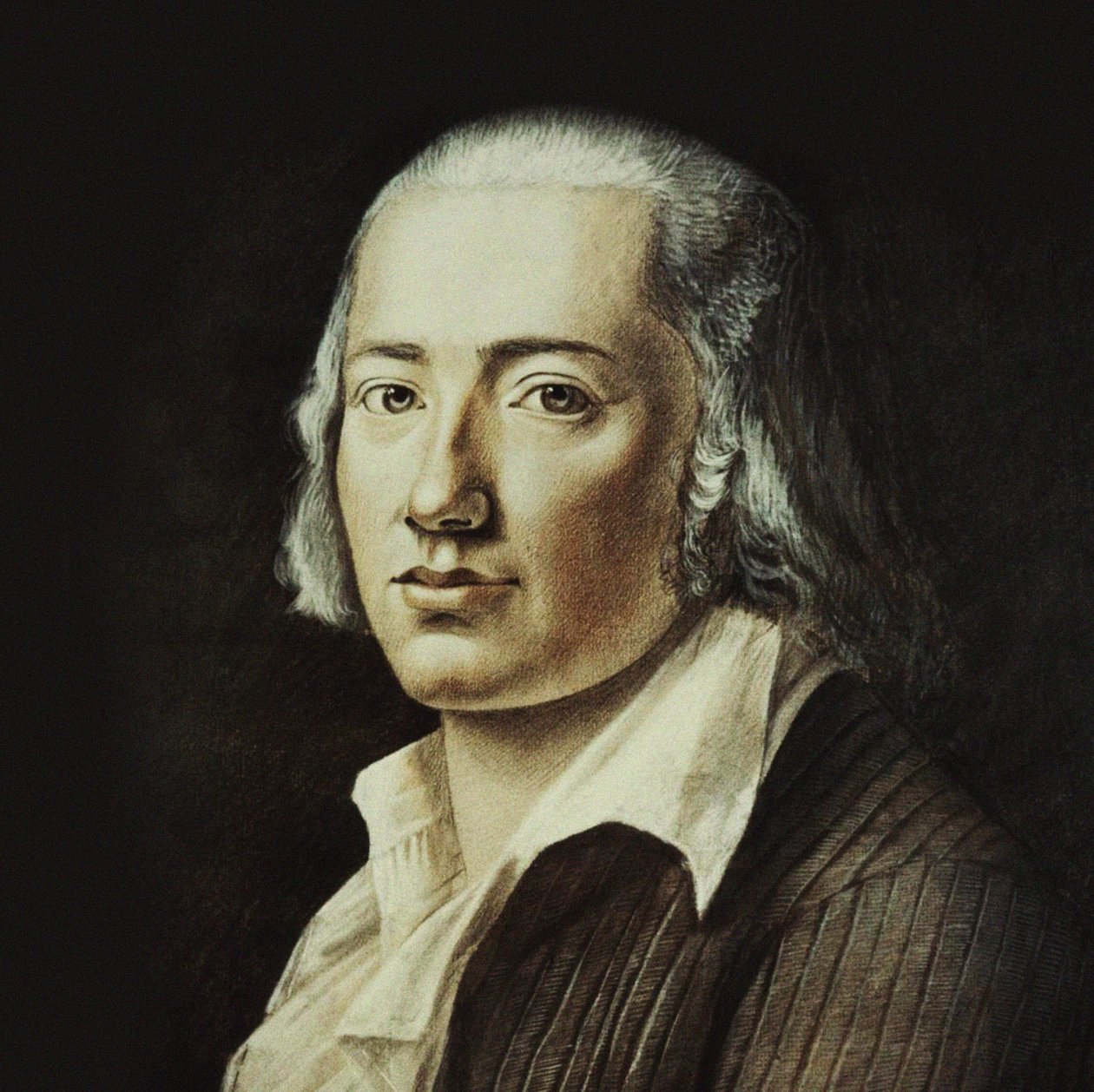Friedrich Hölderlin 1770-1843 po Franzi Karlu Hiemerovi. od Unbekannt
