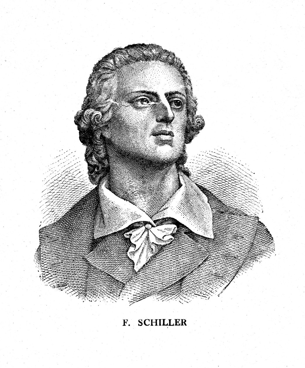 Friedrich Schiller, německý básník, filozof, historik a dramatik, 19. století od Unbekannt